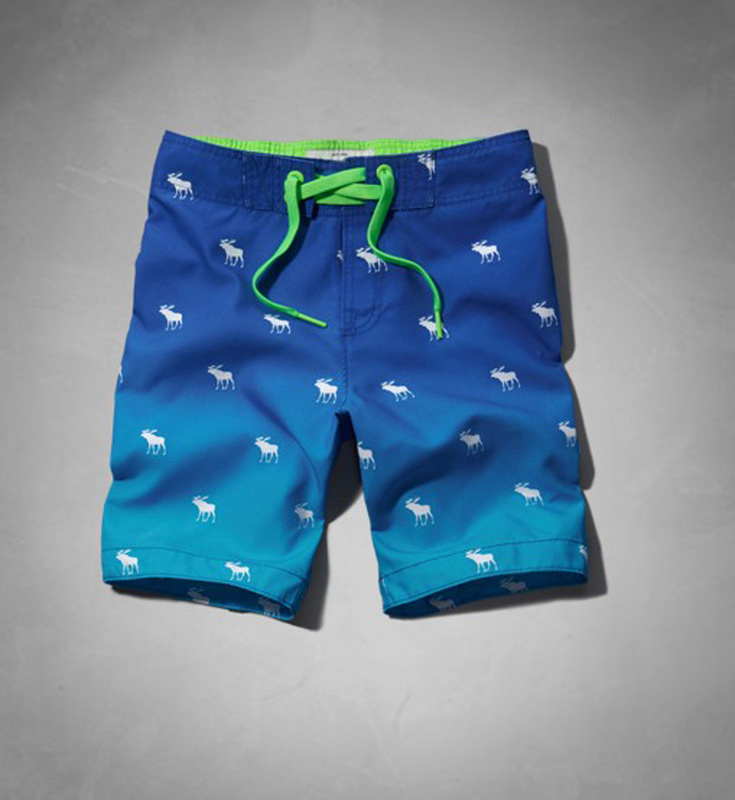 Abercrombie Fitch Hombres Nado Playa Cortos AF7634